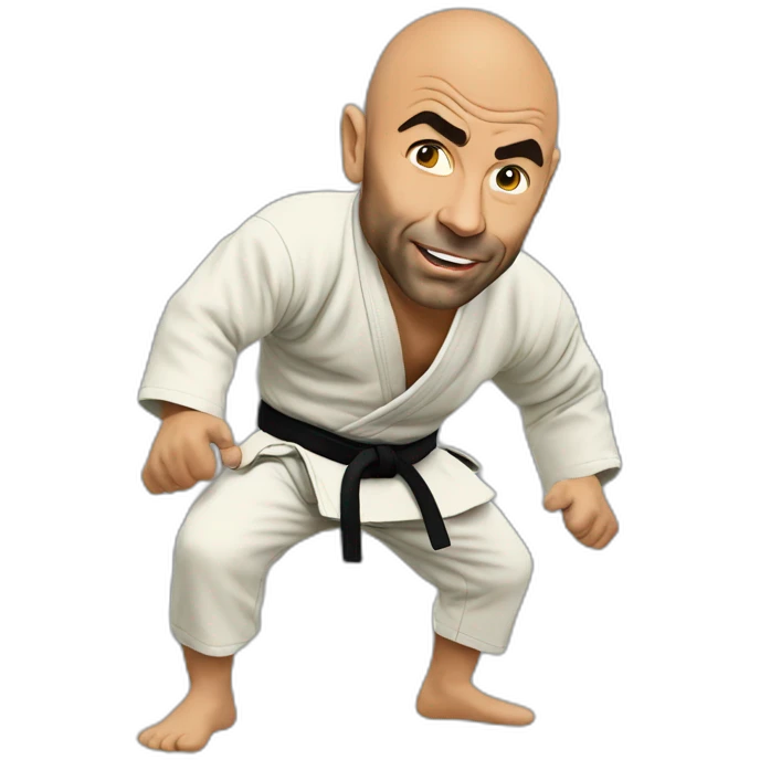 Joe Rogan-JuJitsu-performing emoji