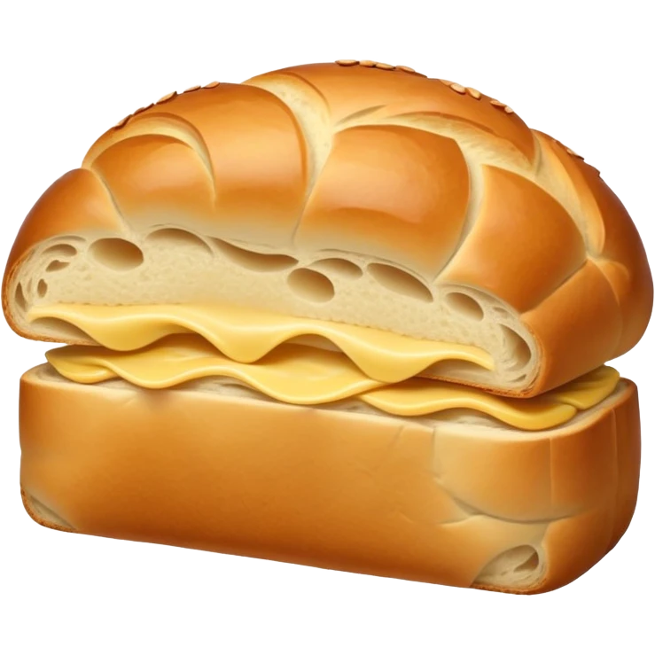 Bread pulled apart emoji