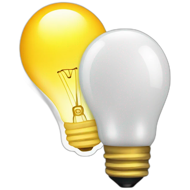 Idea Bulb sticker emoji