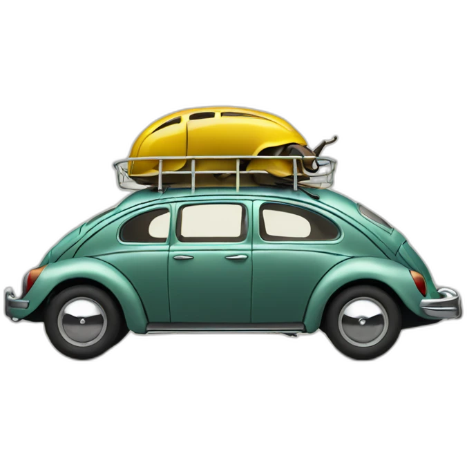 The-Beetles-in-a-car emoji