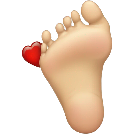 Hurt foot emoji