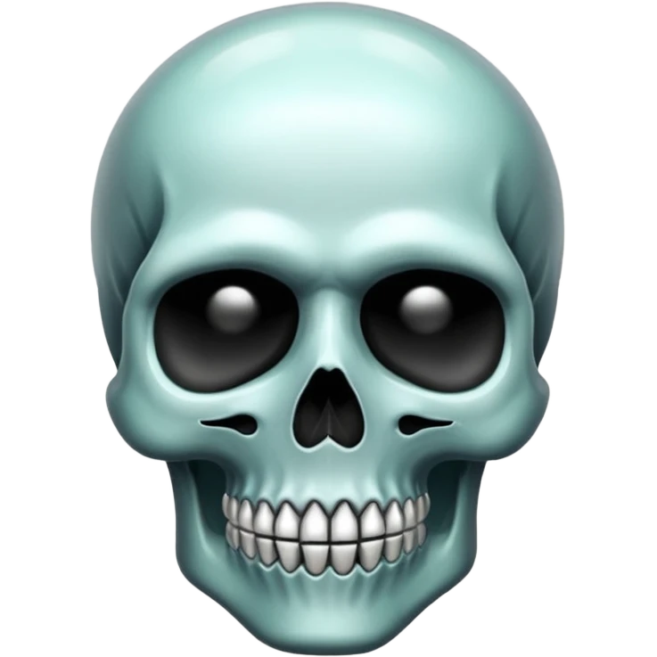 Caveira de cristal emoji