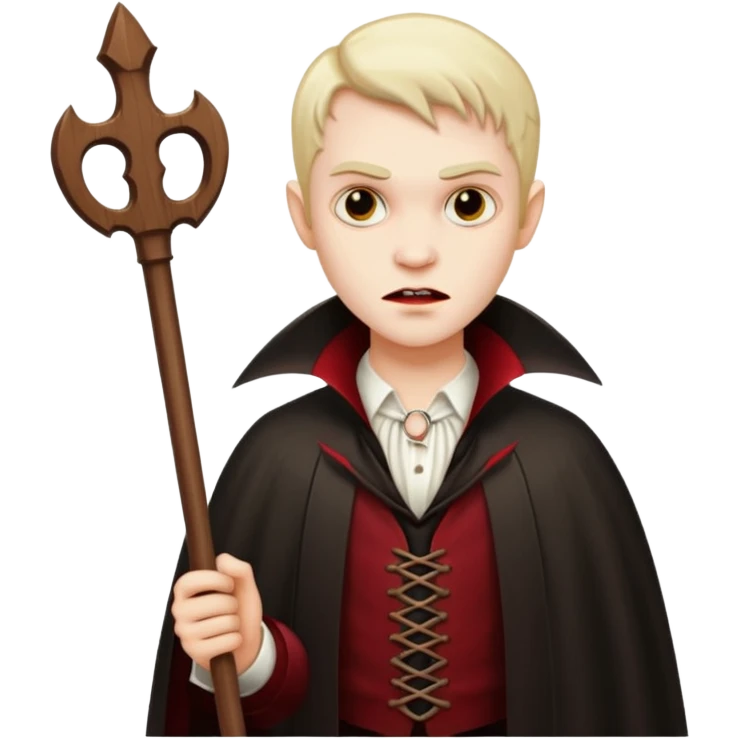 vampire with weapon emoji