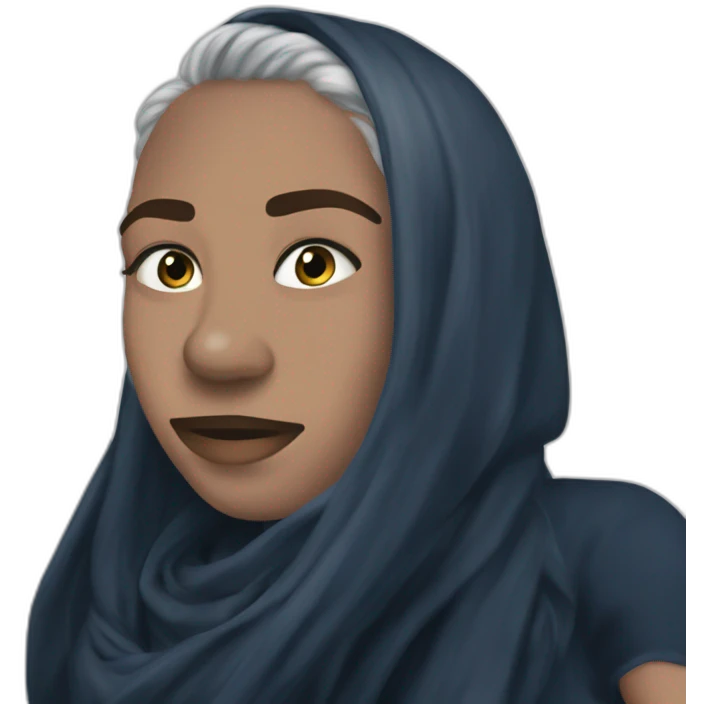 blurry meme couple holds hands emoji