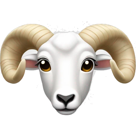 white RAM 2500 longhorn emoji