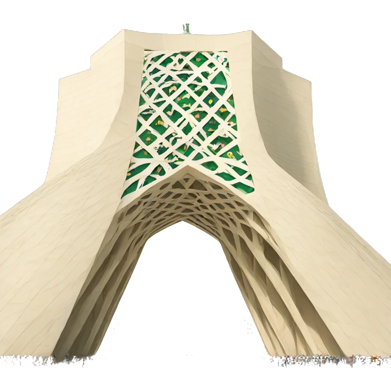 azadi tower in iran  emoji