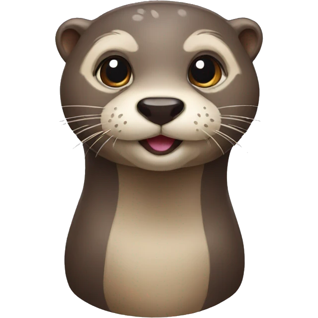 smart otter emoji