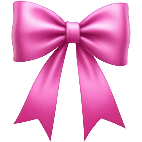 Pink bow  emoji