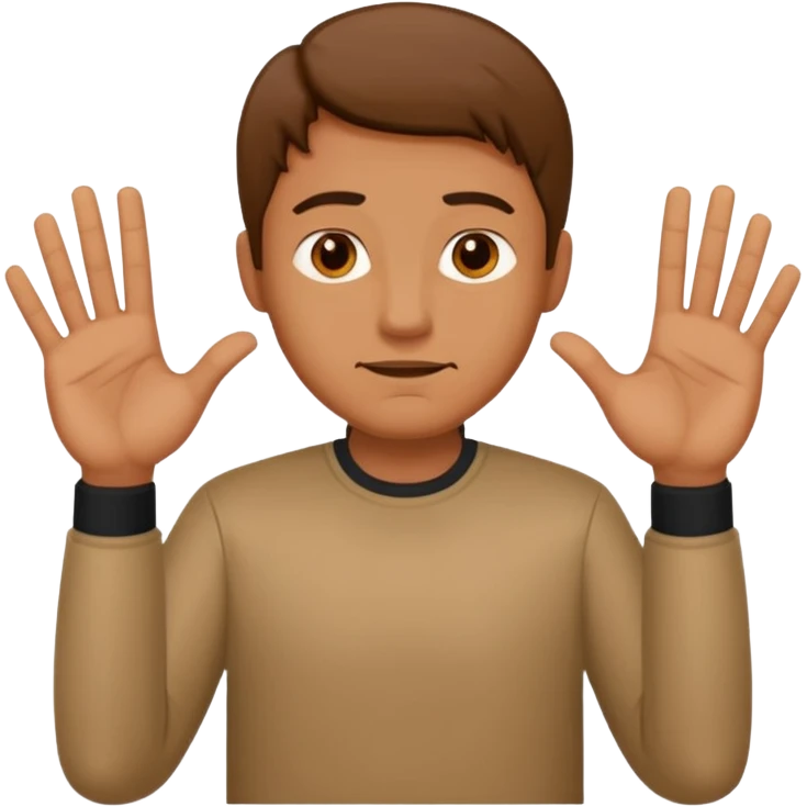 man gesturing "NO" with his hands crosswise emoji