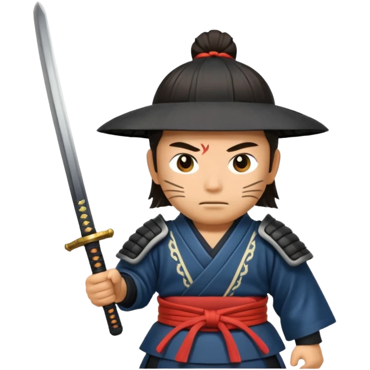 Make me a samurai emoji holding a sword. emoji