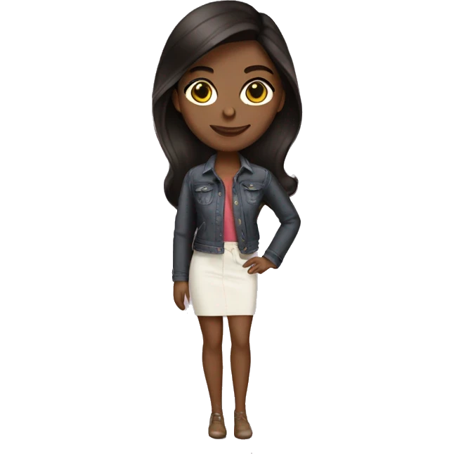 Brunette fashion designer  emoji