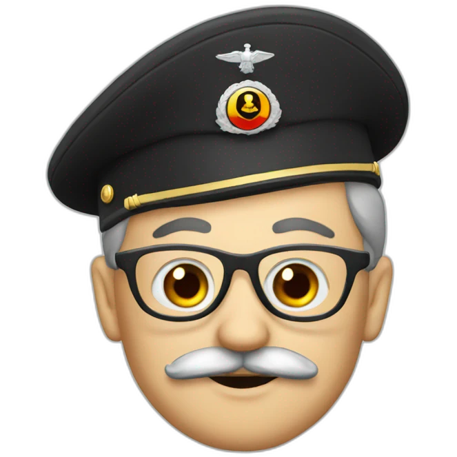 german dictator with weird mustache emoji