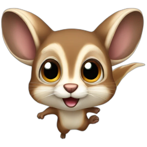 flying squirrel emoji