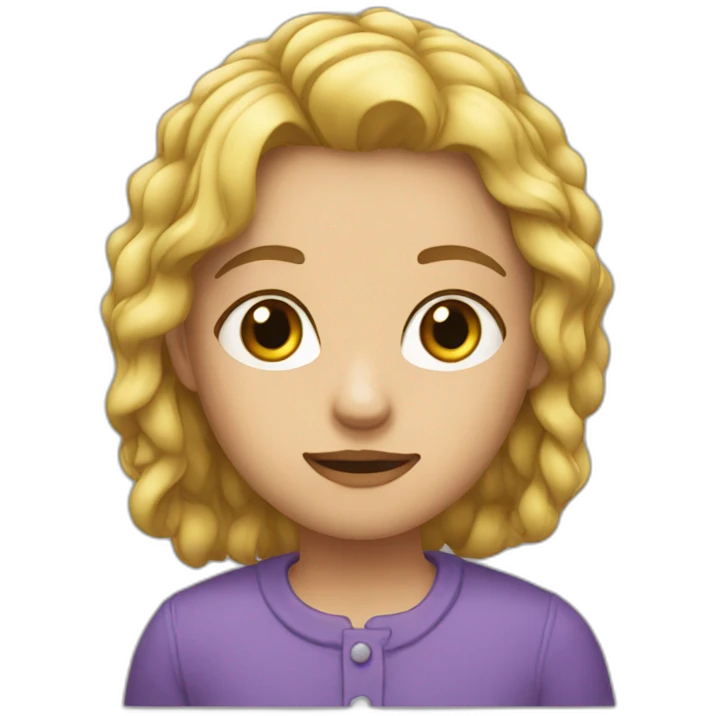 Léa qui pleure emoji