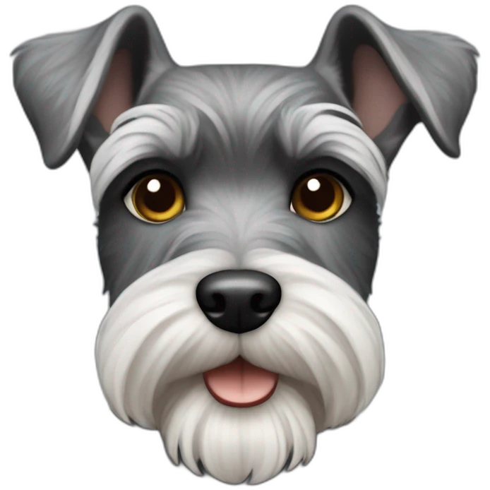 Miniature Schnauzer star emoji