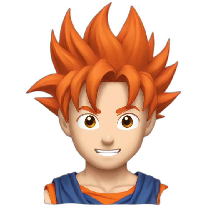 goku with red hair emoji