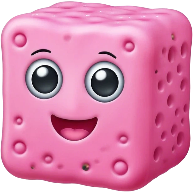 Pink sponge  emoji