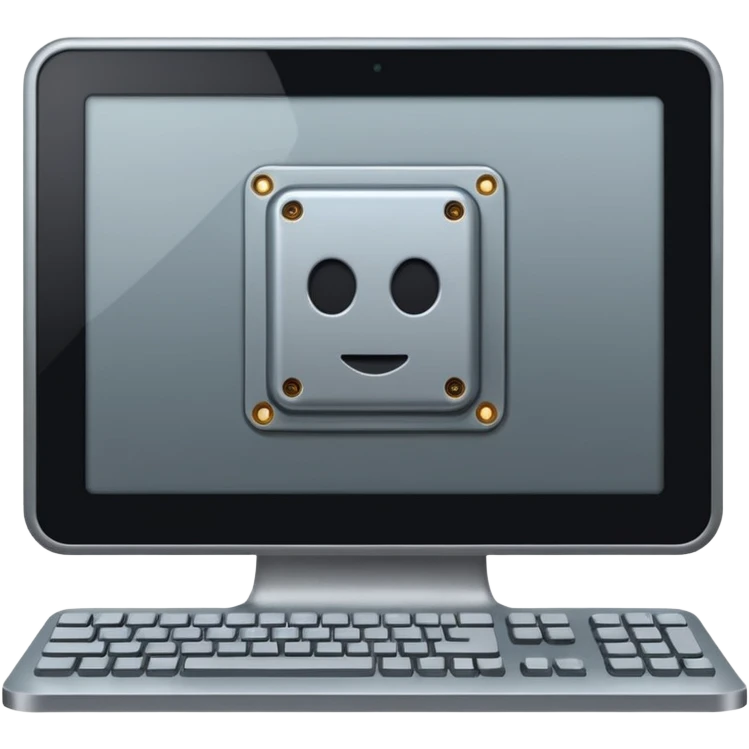 computer with cpu emoji