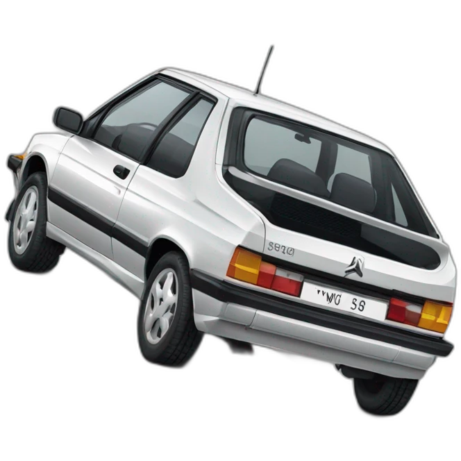 withe peugeot 309 emoji