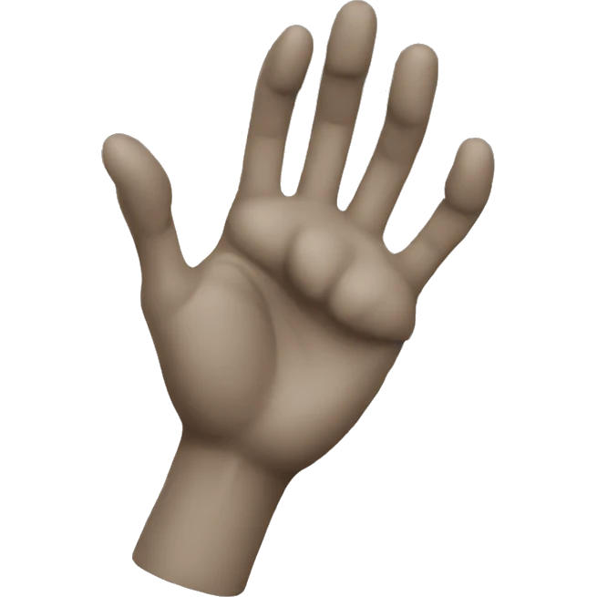 wolf hand emoji