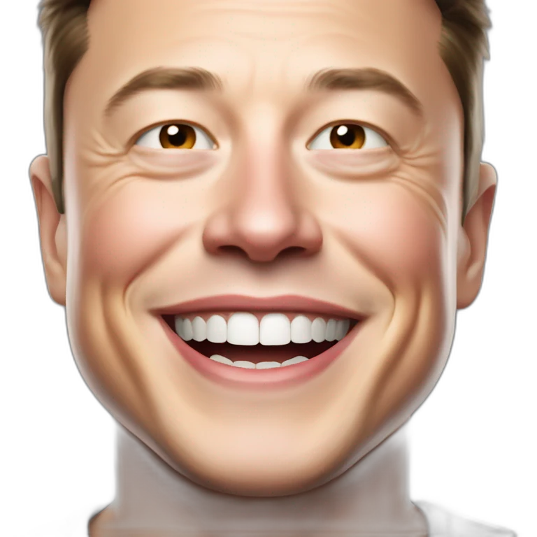 Elon Musk smile emoji