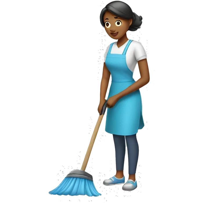 Woman cleaning  emoji