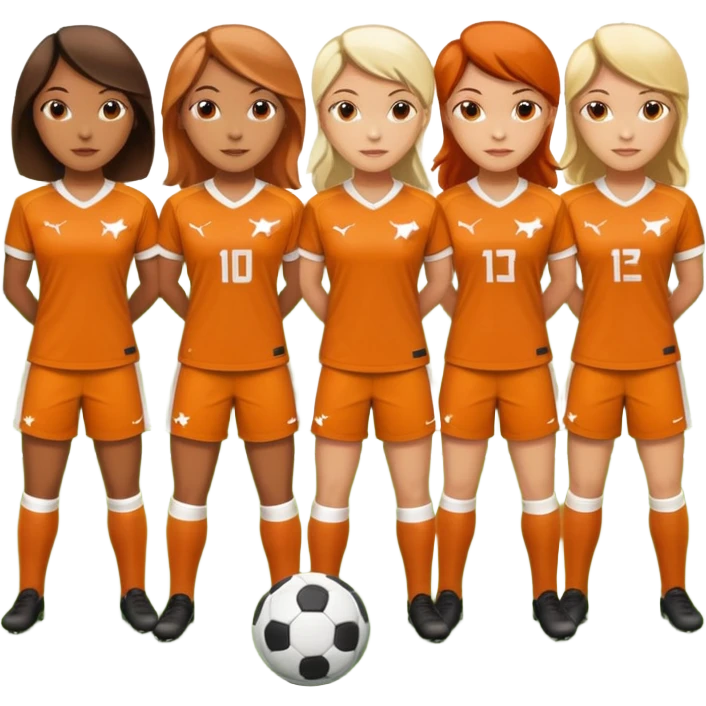 Texas women’s longhorn soccer emoji