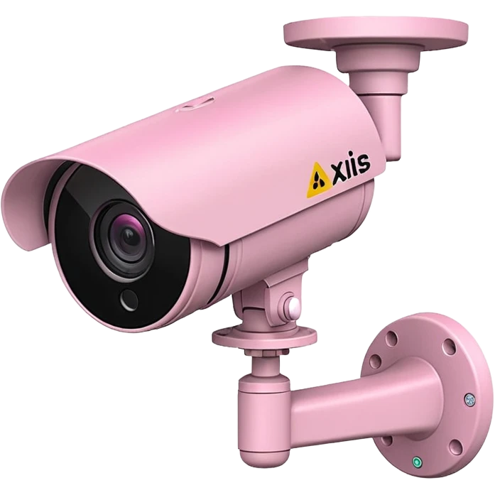 Security Camera pink Axis P1346-E emoji