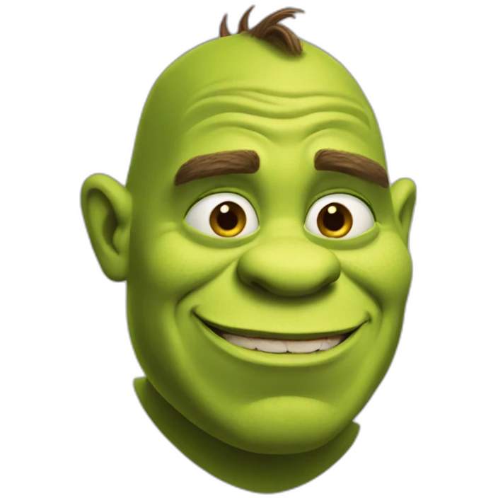 Dumb shrek emoji