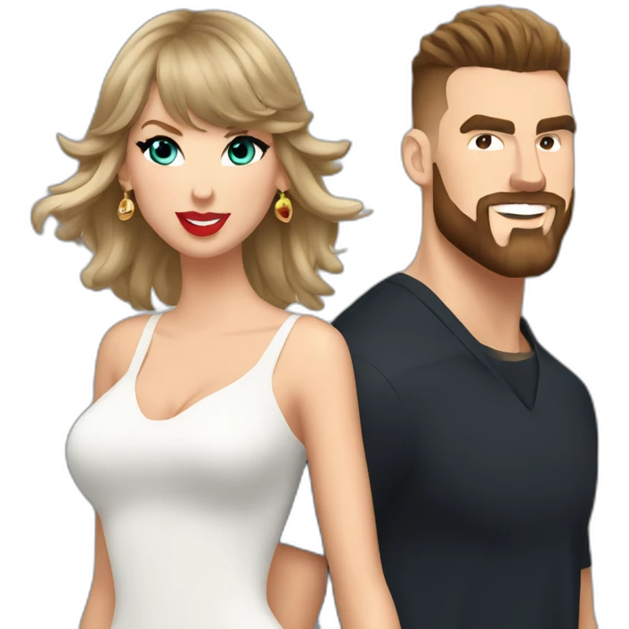 taylor swift and travis kelce emoji