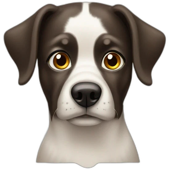 A dog made of eyes emoji