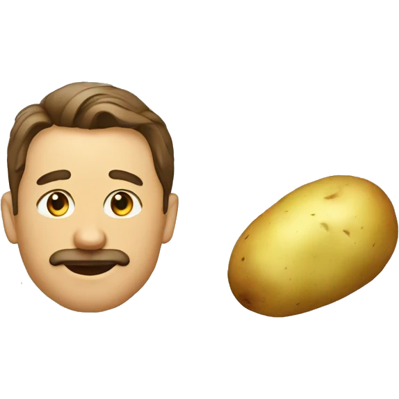 Lukaschenko and potato emoji