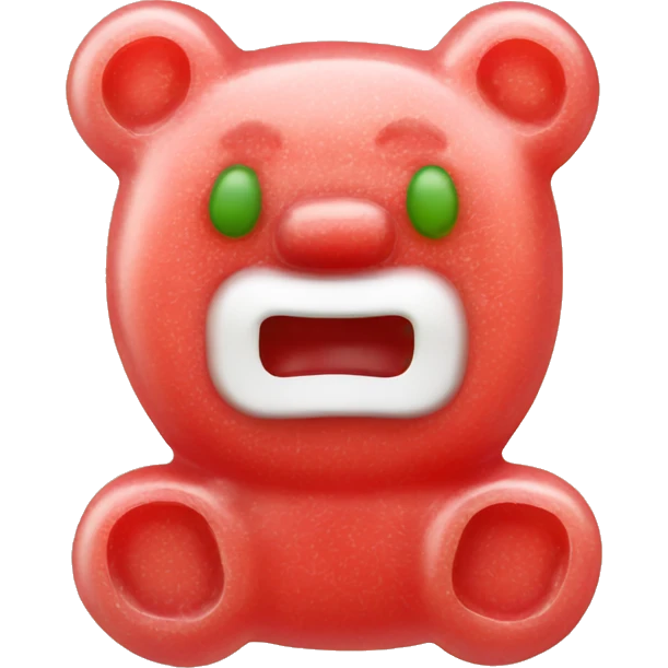 watermelon gummy bear emoji