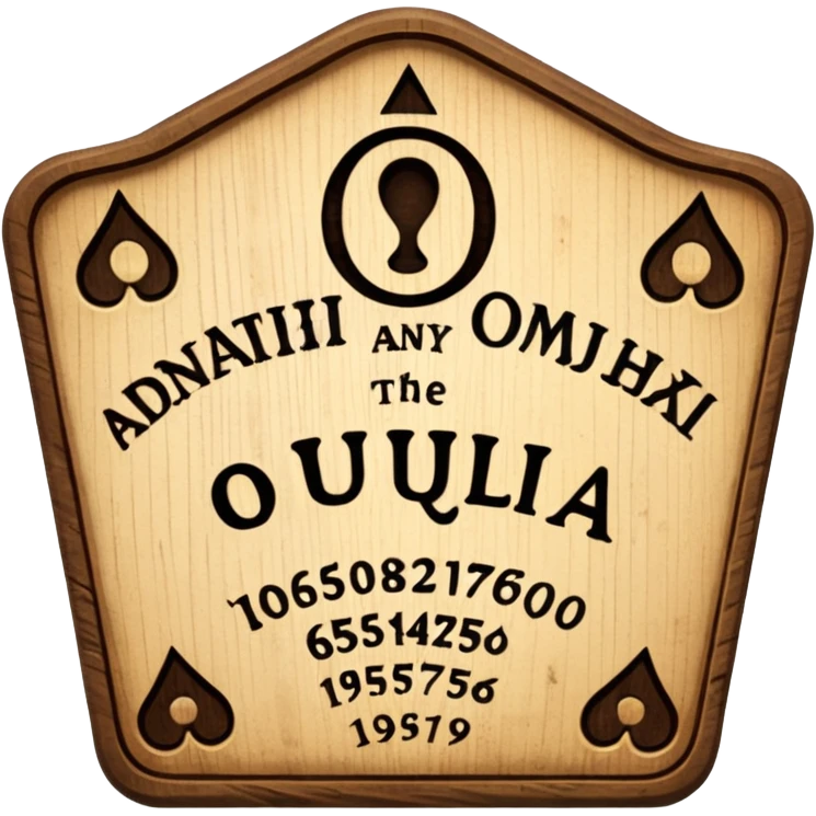 tavola ouija emoji