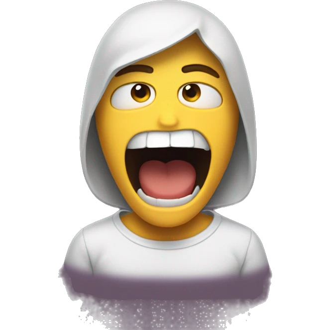 Persons insides going inside out emoji