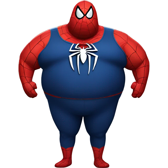 obese spider man  emoji