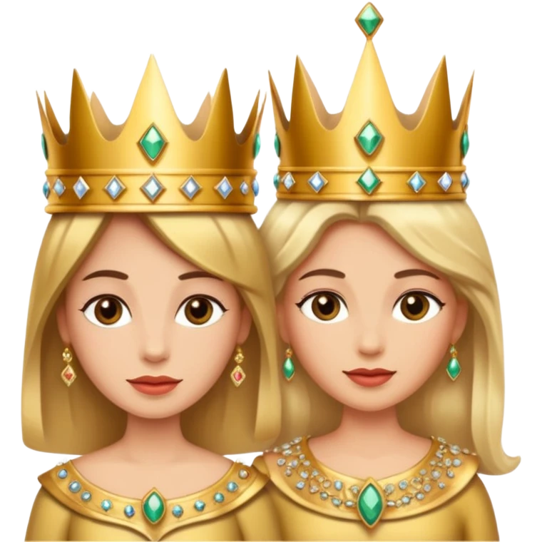 king and queen crown emoji