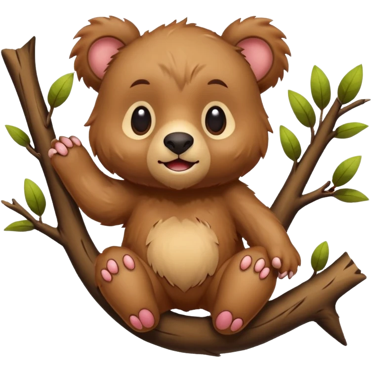 playful mischievous dropbear dropping from a tree emoji