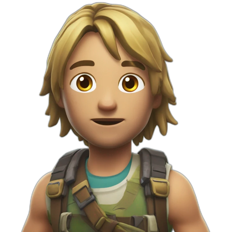 Fortnite buvant de l'eau emoji