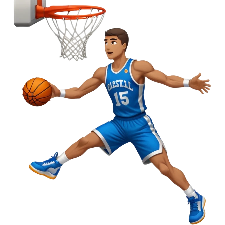 Basketball dunk emoji