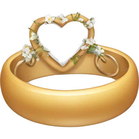 Emoji with a wedding ring emoji