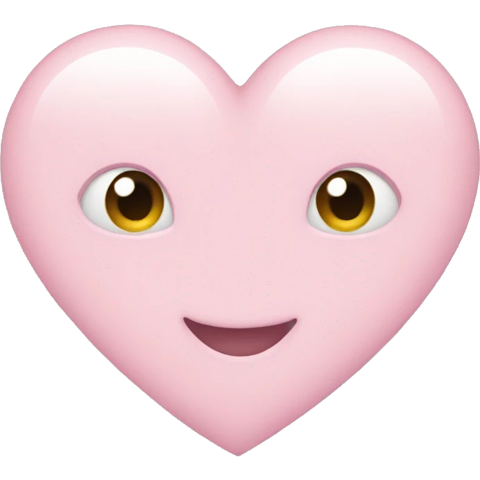 Light pink heart  emoji