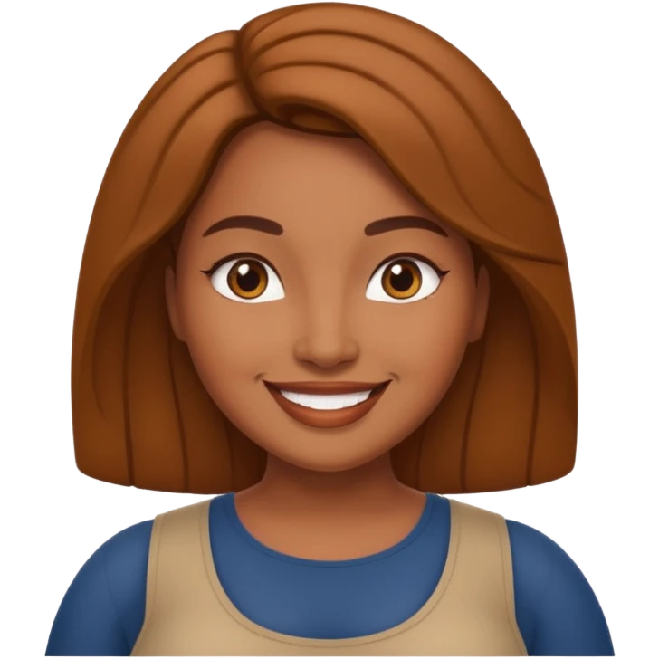 Brown Gyal ass emoji