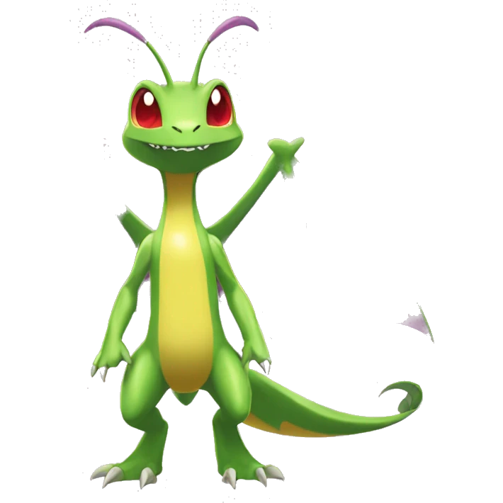 Shiny Colorful Heracross-Vikavolt-Flygon-Pokémon Full Body emoji