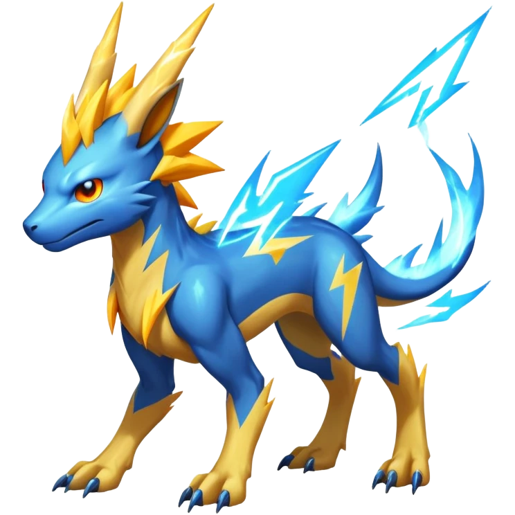 Manectric-Lucio-Draco-Fakémon-hybrid-creature (full body), 4 legs emoji