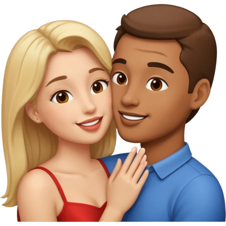 Me and my boyfriend kissing emoji