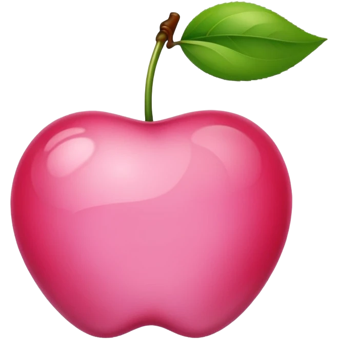 Pink cherry  emoji