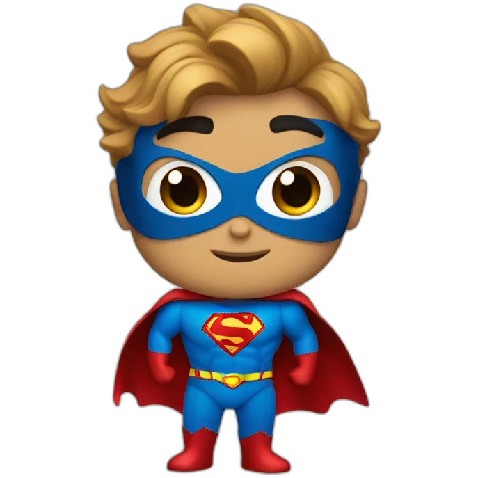 Cutest super-man emoji