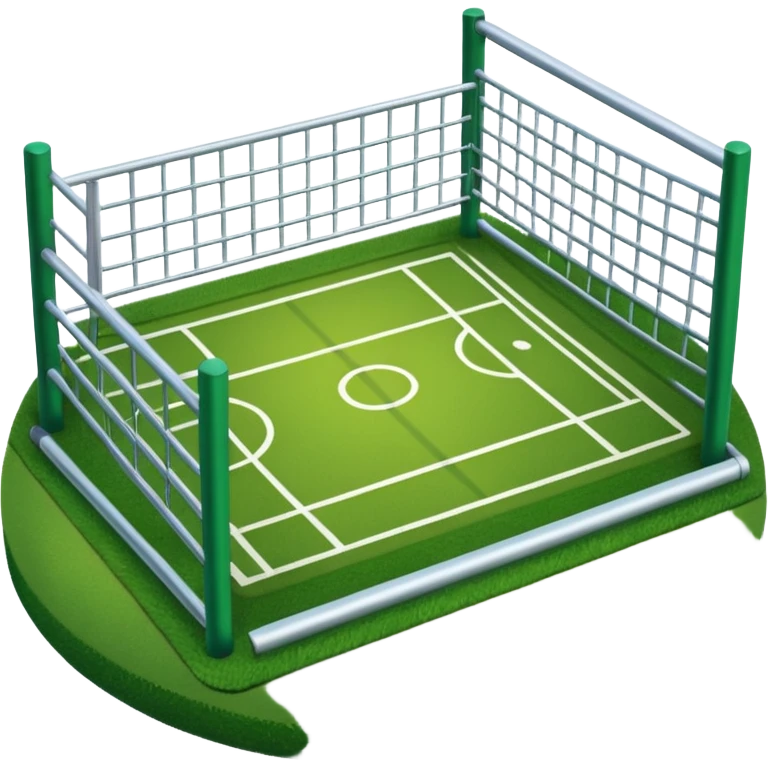 sports ground on a transparent background, bars and sports simulator emoji