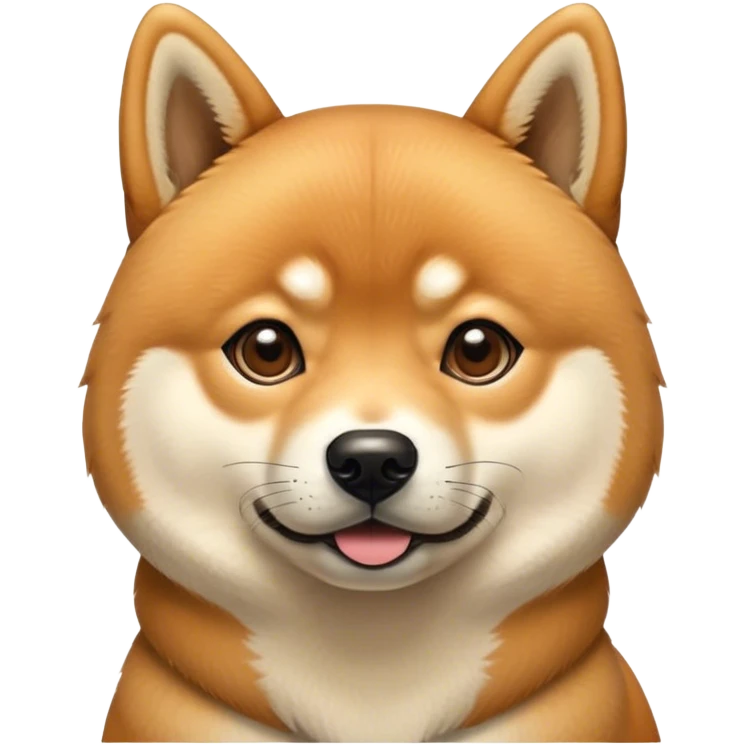 With one Shiba inu emoji